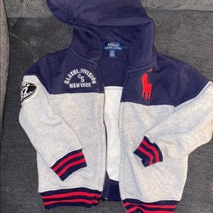 POLO zip up hoodie. 2T